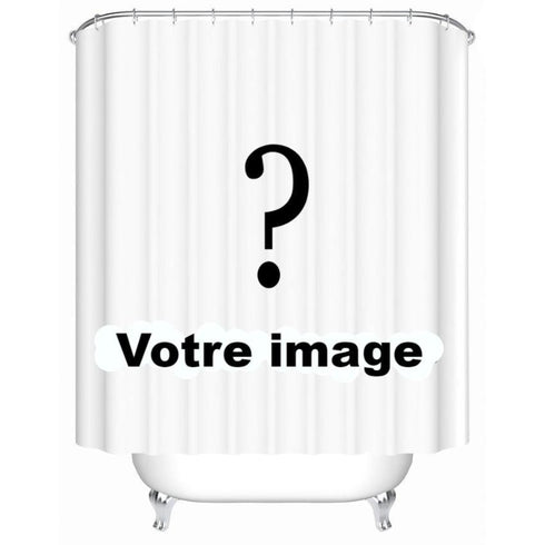 rideau de douche personnalisé image